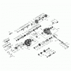RANGER 570, FULL SIZE Drive train, main gearcase - r21cca57a1  /  a7 (70...