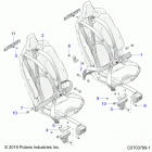 RZR PRO XP 4 Body, seat belt mounting, front, premium  /  delux...