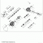 RZR PRO XP 4 (Z21R4C92AL/BL/D92AM/BM/E92AS/BS) Drive train, main gearcase internals - z21r4c92al ...