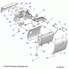 RANGER 1000XP CREW PS MUD Engine, exhaust system - r20rsm99al (c700127)