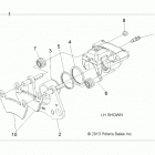 RANGER 570 Brakes, caliper, front - r21maa57b1  /  b9  /  ebx...