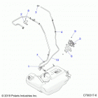 RZR XP TURBO S Body, fuel lines - z20pag92ag  /  ap  /  lg (c7003...