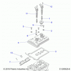 RZR PRO XP Engine, throttle body and valve cover - z20ra_92ac...