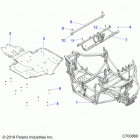POLARIS GENERAL 1000 DLX OPT1 (G20GXJ99AP/AG/BP/BG) Chassis, main frame and skid plates - g20gxj99ap  ...