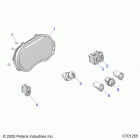 RANGER CREW 1000XP PS TX CA (R21RSF99AK) Electrical, dash instuments - r21rsf99ak (c701255)