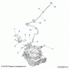 RZR PRO XP Drive train, main gearcase mounting - z20ra_92ac  ...