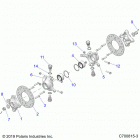 POLARIS GENERAL 1000 DLX OPT1 (G20GXJ99AP/AG/BP/BG) Suspension, front hub - g20gxj99ap  /  ag  /  bp  ...