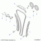 RZR PRO XP Engine, cam chain and tensioner - z20ra_92ac  /  b...