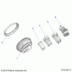 RZR 570 Electrical, dash instruments and controls - z20cha...
