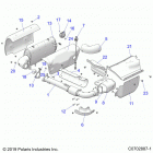 RZR PRO XP Engine, exhaust system - z20ra_92ac  /  bc  /  ak ...