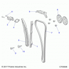 RANGER 1000XP PS NSTR RC Engine, cam chain and tensioner - r20rrw99a9  /  a...