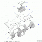 RZR XP TURBO 3PC Body, dash - z20nae92kl (c700652)