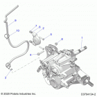 RZR XP 1000 (Z21NAM99AG) Drive train, main gearcase mounting - z21nam99ag (...