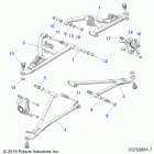 RZR PRO XP 4 Suspension, front control arms - z20r4_92ac  /  bc...