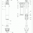 RZR PRO TURBO S/T  (Z21PAE92AE/AN/BE/BN/L92AL/AT/BL/BT) Suspension, front shock internals - z21pae92ae  / ...