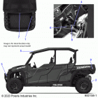 GENERAL XP4 1000 HUNTER (G21GMH99AL/BL) Body, decals, warning - g21gmh99al  /  bl (900158-...