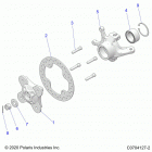 RZR XP 1000 CRWL (Z21NAR99AN/BN) Suspension, front carrier- z21nar99an  /  bn (c070...