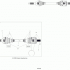 RANGER EV Drive train, front drive shaft - r21maae4g8  /  g9...