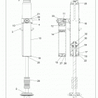 RZR PRO TURBO S/T  (Z21PAE92AE/AN/BE/BN/L92AL/AT/BL/BT) Suspension, rear shock internals-  z21pae92ae  /  ...