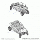 RZR PRO XP RIDE COMMAND (Z21RAC92AL/AX/BL/BX) Body, decals, graphics - z21rac92al  /  ax  /  bl ...