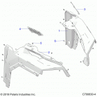 POLARIS GENERAL 1000 DLX OPT1 (G20GXJ99AP/AG/BP/BG) Body, fenders, front - g20gxj99ap  /  ag  /  bp  /...
