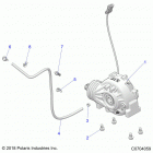 POLARIS GENERAL 1000 PREM (G20GAP99AM) Drive train, front gearcase mounting - g20gap99am ...