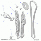 RANGER 1000 FULL SIZE (R21TAA99A1/A7/B1/B7) Engine, cam chain and tensioner - r21taa99a1  /  a...