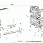 RANGER 1000XP PS Engine, mounting - r20rre99aa  /  af  /  ap  /  ax...
