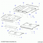 RANGER 1000XP CREW NSTR UL (R21RSZ99A9/AC/AP/AW/B9/BC/BP/BW) Body, roof - r21rsz99a9  /  ac  /  ap  /  aw  /  b...