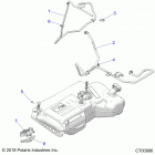 RZR TURBO 4 Body, fuel lines, std.  - z20n4f92al  /  ar (70098...