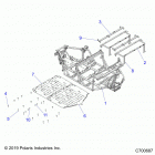 RANGER 1000 PS CREW  (R21T6A99A1/B1) Chassis, main frame - r21t6a99a1  /  b1 (c700687)