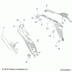 RZR PRO XP 4 Body, rear fenders - z20r4_92ac  /  bc  /  ae  /  ...