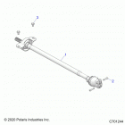 RANGER 1000XP PS MUD (R21RRM99AG) Drive train, front prop shaft - r21rrm99ag (c70124...