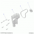 RZR 570 Engine, waterpump impeller and cover - z20cha57a2 ...