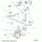 RANGER 1000XP CREW NSTR UL (R21RSZ99A9/AC/AP/AW/B9/BC/BP/BW) Engine, waterpump and bypass - r21rsyz99a9  /  ac ...