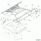 RANGER XP 1000 NSTR (R21RRU99A9/AC/AP/AW/B9/BC/BP/BW) Body, box, mounting - r21rru99a9  /  ac  /  ap  / ...