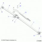 RZR XP TURBO 3PC Drive train, front prop shaft - z20nae92kl (c70099...