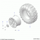 POLARIS GENERAL 1000 EPS DLX (G21GAD99AC/AW/BC/BW) Wheels, rear - g21gad99ac  /  aw  /  bc  /  bw (c0...