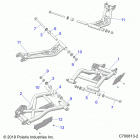 POLARIS GENERAL 1000 DLX OPT1 (G20GXJ99AP/AG/BP/BG) Suspension, rear control arms - g20gxj99ap  /  ag ...