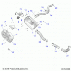 POLARIS GENERAL Drive train, clutch cover and ducting - g20g4d99as...