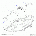 RZR PRO XP Body, dash, upper - z20ra_92ac  /  bc  /  ak  /  b...