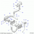 RZR XP 1000 (Z21NAM99AG) Engine, air intake system - z21nam99ag (c701345)