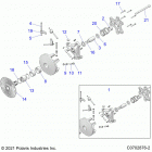 RZR PRO XP 4 (Z21R4E92AG/AS/BG/BS) Drive train, primary clutch - z21r4e92ag  /  as  /...