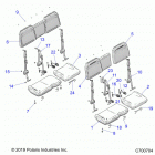 RANGER 1000 CREW FULLSIZE PS FO (R20T6U99AM/AS/BM/BS) Body, seat, 60  /  40 - r20t6u99am  /  as  /  bm  ...