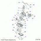 POLARIS GENERAL Engine, crankcase and crankshaft - g20g4d99as  /  ...