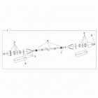 RZR PRO XP Drive train, half shaft, rear - z20ra_92ac  /  bc ...