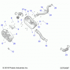 POLARIS GENERAL 1000 PREM (G20GAP99AM) Drive train, clutch cover and ducting - g20gap99am...