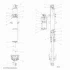 POLARIS GENERAL 1000 DLX OPT1 (G20GXJ99AP/AG/BP/BG) Suspension, front shock internals - g20gxj99ap  / ...