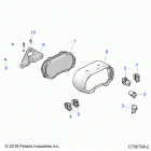 POLARIS GENERAL 1000 DLX OPT1 (G20GXJ99AP/AG/BP/BG) Electrical, dash instruments and controls - g20gxj...