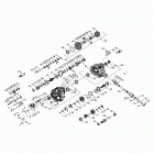 RANGER 570 EPS, EU Drive train, main gearcase - r21maa57f1  /  f9  / ...
